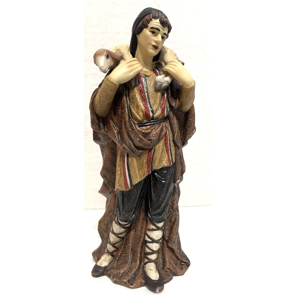 1999 O Well Grandeur Noel Nativity N0094 Shepherd Replacement: Hand Painted